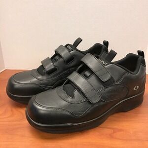 Apex Ambulator Black Shoes Double Strap‎ G8010M Therapeutic Mens Size 11